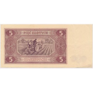 5 zlatých 1948 - E