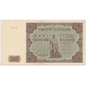 1.000 złotych 1947 - duża litera