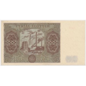 1,000 zloty 1947 - capital letter