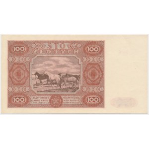 100 Zloty 1947 - Kleinbuchstaben