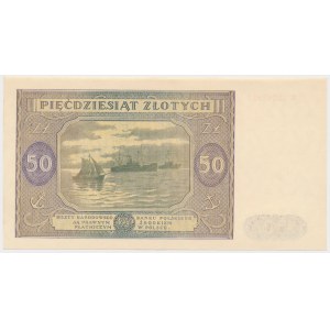 50 zlotých 1946 - malé písmeno