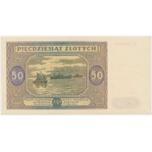 50 zloty 1946 - large letter