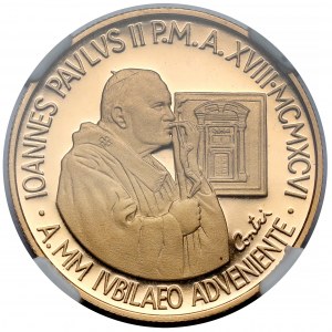 Vatikán, 100 000 lir 1996 - Jan Pavel II.