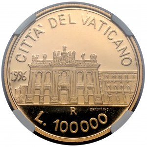 Vatikán, 100 000 lír 1996 - Ján Pavol II.
