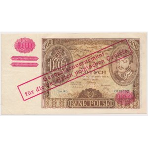 100 Zloty 1932 mit ORIGINAL-Nachdruck GG