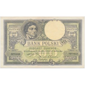 500 zloty 1919 - low numerator