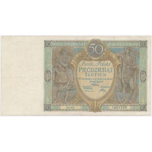 50 złotych 1925 - Ser. AD