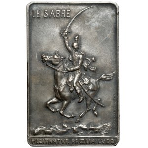 Francie, Plaketa 1938 - Le Sabre Meditantur Proelia Ludo
