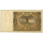 100 zlotých 1932/1934 - nedokončený tisk