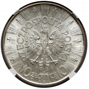 Piłsudski 10 złotych 1939