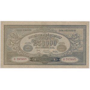 250,000 mkp 1923 - CL - wide numbering
