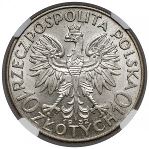 Głowa Kobiety 10 złotych 1932 bz, Londyn