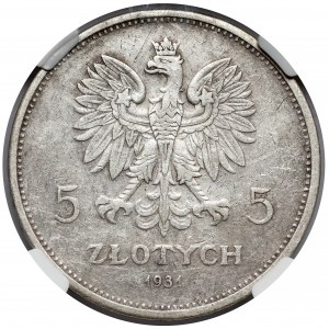 Nike 5 złotych 1931 - rzadki rok