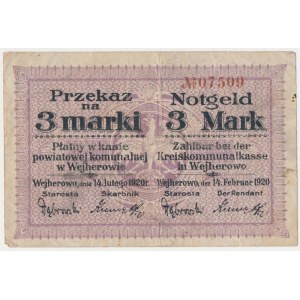 Wejherowo, 3 známky 1920