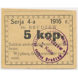 Brudzew, 5 kop 1916 Ser. 4-a
