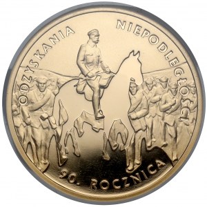 200 złotych 2008 90. Rocznica Odzyskania Niepodległości