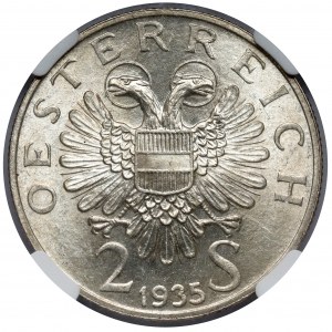 Rakúsko, 2 šilingy 1935 - Karl Lueger