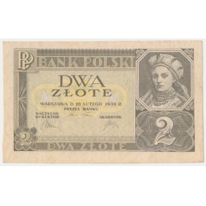 2 złote 1936 - bez serii i numeracji