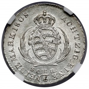 Saxony, 1/6 thaler 1808 SGH