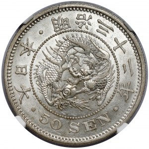 Japonsko, Meidži, 50 sen rok 32 (1899)