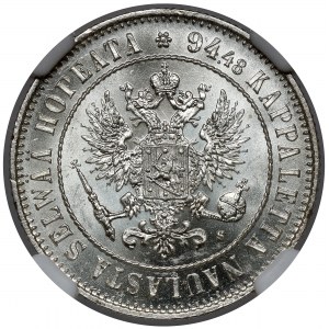 Finlandia / Rosja, Mikołaj II, 1 markka 1915