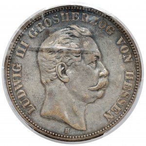 Hessen, 5 marks 1876-H