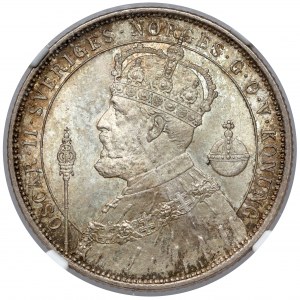 Szwecja, Oskar II, 2 kronor 1897 - 25 lecie rządów