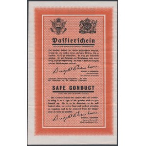 Druhá svetová vojna, železný list / bezpečné správanie
