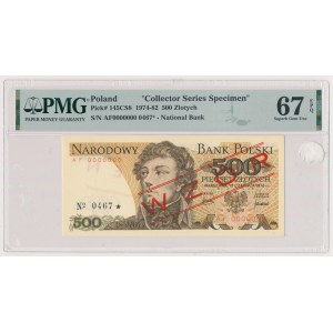 500 zloty 1976 - MODEL - AF 0000000 - No.0467