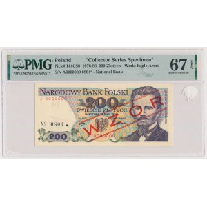200 zł 1976 - WZÓR - A 0000000 - No.0804