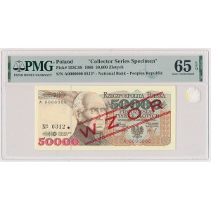 50.000 zł 1993 - WZÓR - A 0000000 - No.0312