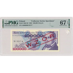 100 000 PLN 1993 - MODEL - A 0000000 - č. 0217