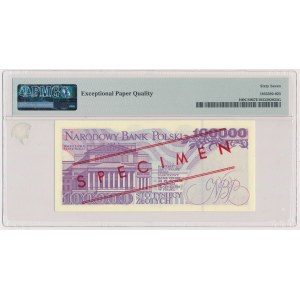 100.000 zł 1993 - WZÓR - A 0000000 - No.0217