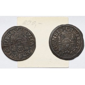 The Free City of Riga, the Riga Shelter 1575 and 1578 - set (2pcs)