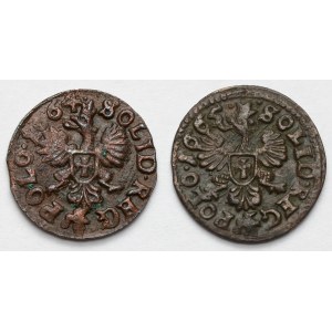Ján II Kazimír, Boratínska koruna 1664-1665 - sada (2ks)