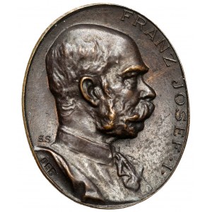 Rakousko, František Josef I., medaile 1898 - 50 Jahre Glorreiche Regierung
