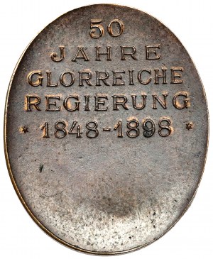 Austria, Franz Joseph I, Medal 1898 - 50 Jahre Glorreiche Regierung