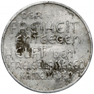 Austria, Żeton 50 groschen - cegiełka NSDAP Hitlerbewegung