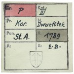 Poniatowski, Dwuzłotówka 1789 EB - ex. Kałkowski