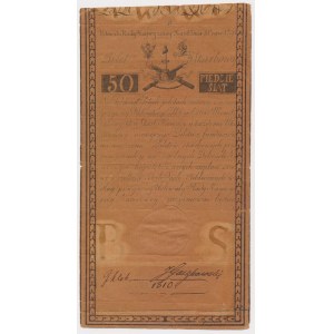 50 Zloty 1794 - B - niedrige Zahl 1810