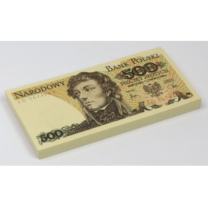 PAKIET 500 złotych 1982 - ED (100szt)