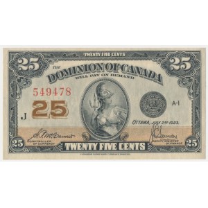Kanada, 25 Cents 1923