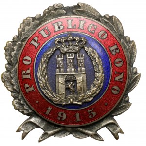 Badge, Lviv 1915 - Pro Publico Bono