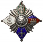 Odznak 43. streleckého pluku Bayonskej légie - strieborný