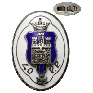 Badge, 40th Infantry Regiment of Lviv Children - in silver