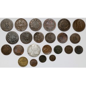 France / Italy, MIX coin set (23pcs)