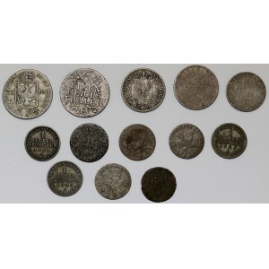 Německo, Prusko, sada mincí (13ks)