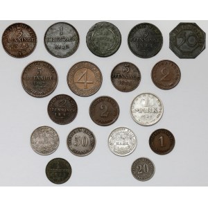 Germany, MIX coins XIX-XX century (18pcs)