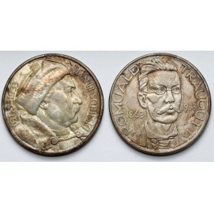 10 złotych 1933 Sobieski i Traugutt, zestaw (2szt)