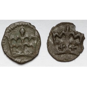Ladislaus III Varna / Casimir Jagiellonian, Cracow denarii - set (2pcs)